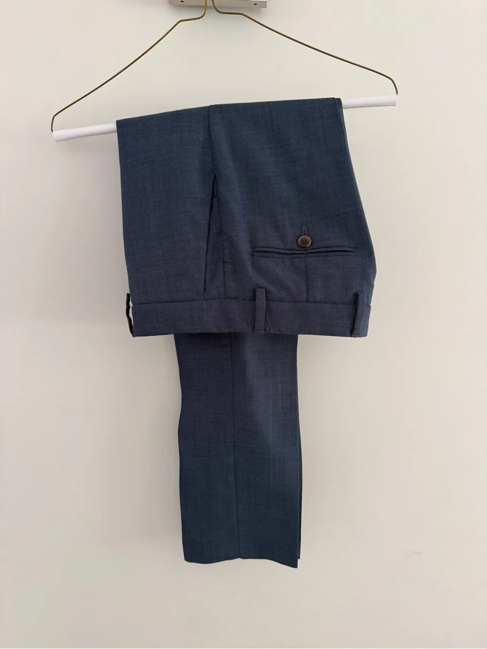 Crewcuts Ludlow Boys Navy Blue Two-Button Suit Jacket & Pants